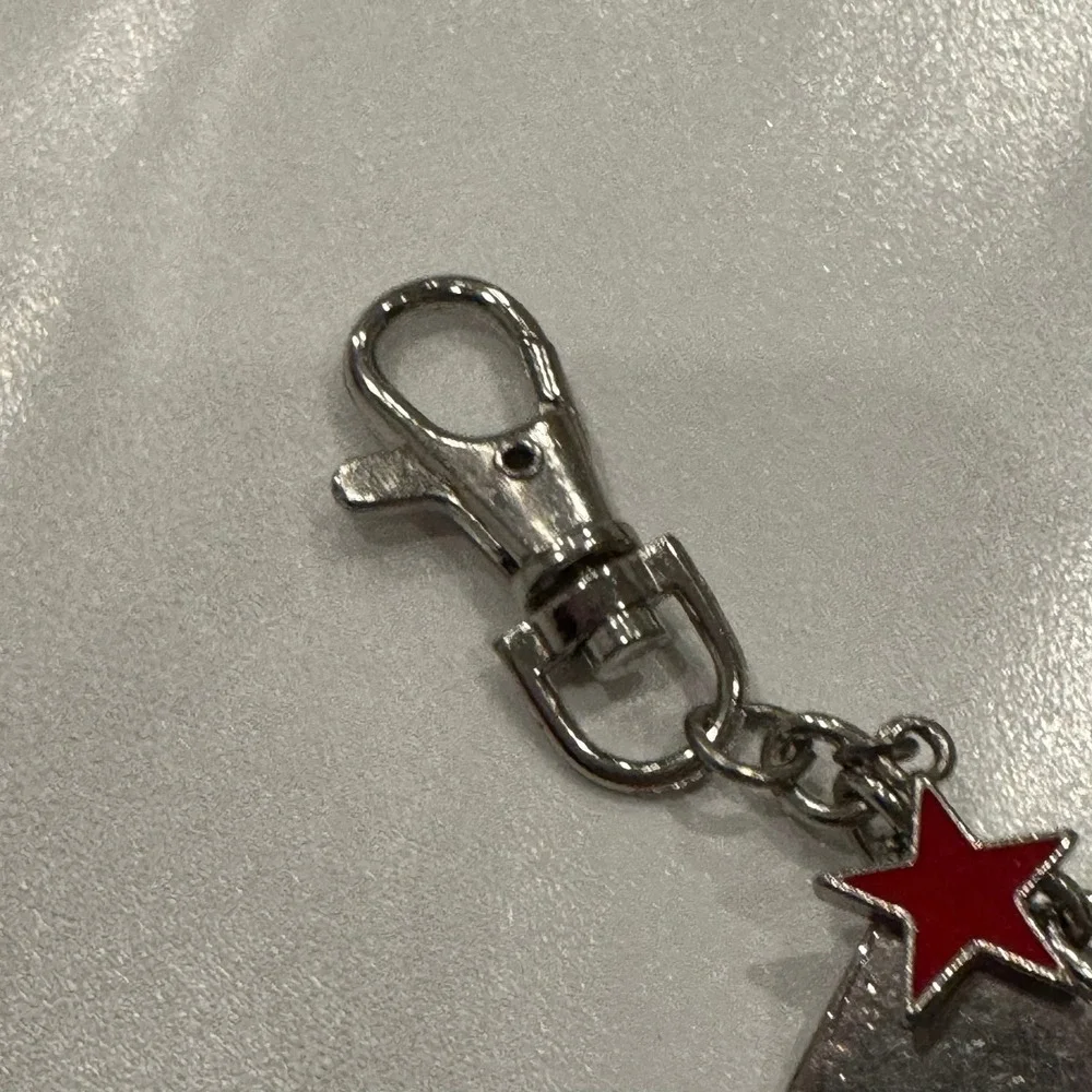 Macy's Shopping Bag Heart High Heel Credit Card Star Charm‎ Dangle Silver Tone